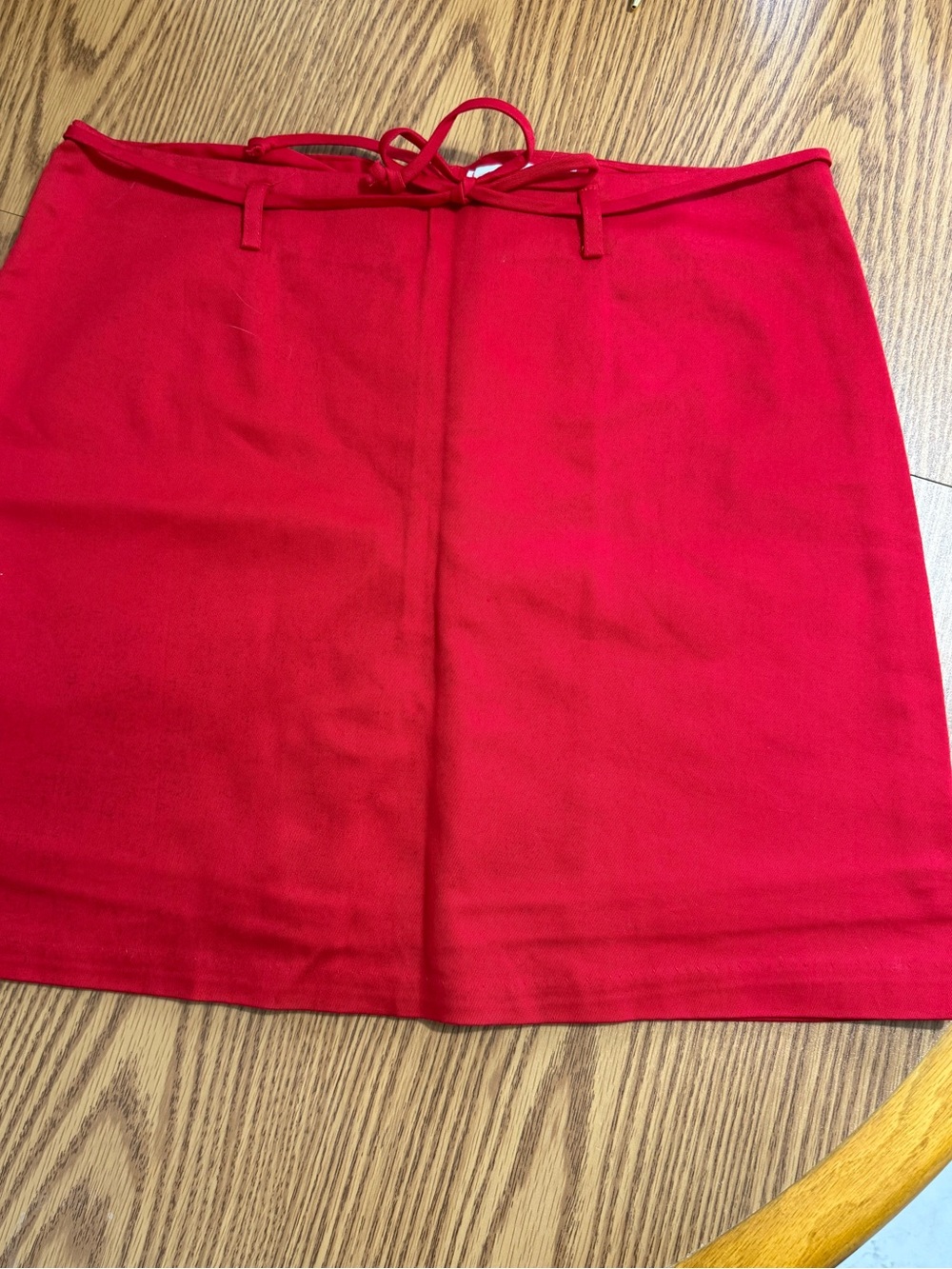 NWOT Skort Red, Stretchy, Zipper , 4” Inseam Shorts, Nice Sheen and Soft Feel.